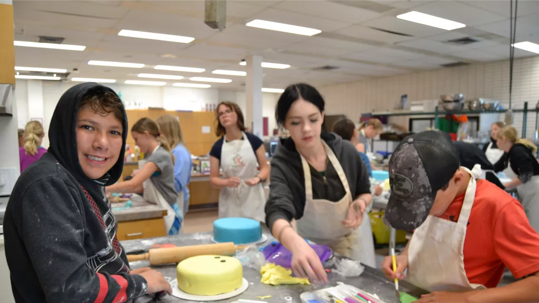 Cooking Camp at Fort Frances